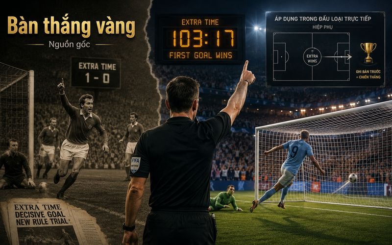 image 2 Luật Bàn Thắng Vàng Là Gì Và Vì Sao Từng Gây Tranh Cãi Một quy định từng làm thay đổi cách đá hiệp phụ