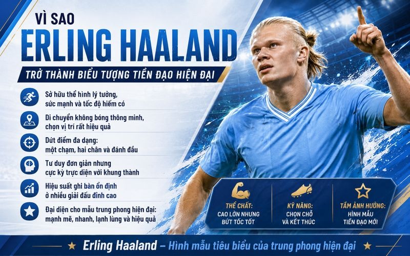 image 6 Tiểu Sử Cầu Thủ Erling Haaland – Cỗ Máy Săn Bàn Của Bóng Đá Hiện Đại Sức mạnh tốc độ và bản năng ghi bàn hiếm có